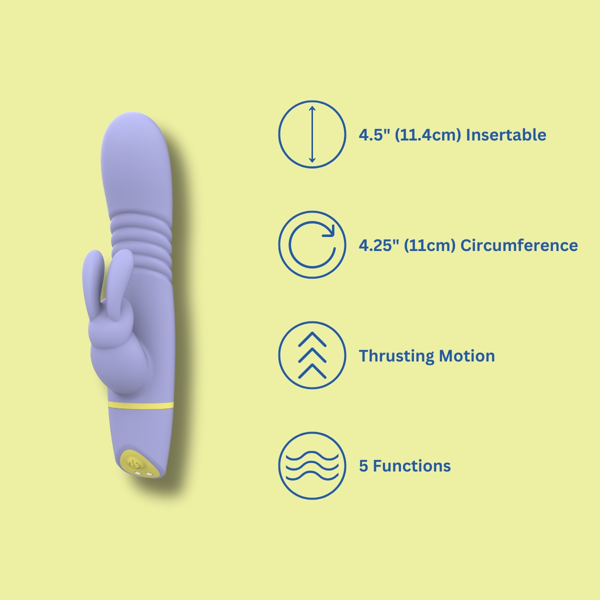 Mina Tide Thrusting Rabbit Vibrator Mina Tide Thrusting Rabbit Vibrator